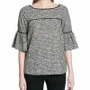 Brand new 👏 Calvin Klein Bell-Sleeve Piped Tweed Top 👩 Women Tops ⌛ 1 Brand new 👏 Calvin Klein Bell-Sleeve Piped Tweed Top 👩 Women Tops ⌛ -Calvin Klein shop 1050788556 RLLZ 1