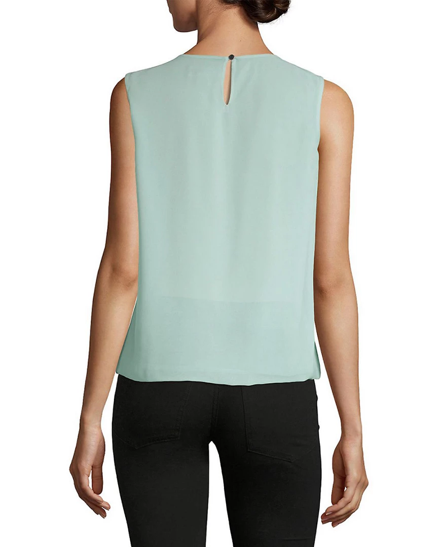 Hot Sale 🔥 Calvin Klein Pleated Sleeveless Top 👩 Women Tops 😉 4 Hot Sale 🔥 Calvin Klein Pleated Sleeveless Top 👩 Women Tops 😉 - Image 2