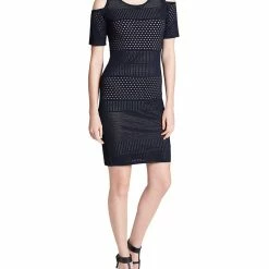 Buy 😍 Calvin Klein Cold-Shoulder Sheath 👗 Dress 👩 Women 👗 Dresses ✔️