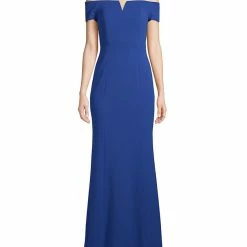 Coupon 👏 Calvin Klein Off-The-Shoulder Evening Gown 👩 Women 👗 Dresses ⌛