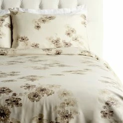 Best Pirce 🤩 Calvin Klein Sandstorm Flora Duvet Cover Set Home Duvet Inserts & Duvets 🔥
