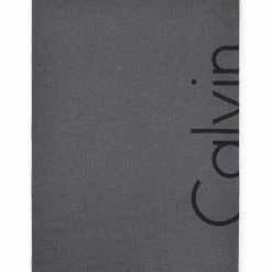 Best Pirce ✨ Calvin Klein Home Modern Cropped Logo Throw Blankets & Throws 🎁