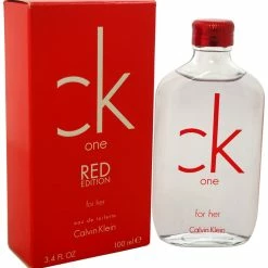 Top 10 🔥 Calvin Klein C.K. One Red Edition 👩 Women's 3.4oz Eau De Toilette Spray Fragrance 🧨
