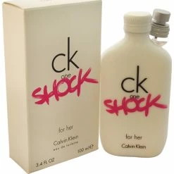 Deals 😍 Calvin Klein CK One Shock For Her 👩 Women's 3.4oz Eau De Toilette Spray Fragrance 🎁