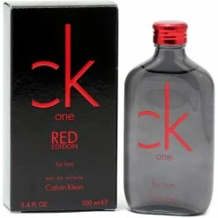Discount ✨ Calvin Klein Men's "CK One Red" 3.4oz Eau De Toilette Spray Cologne & Aftershave 😀